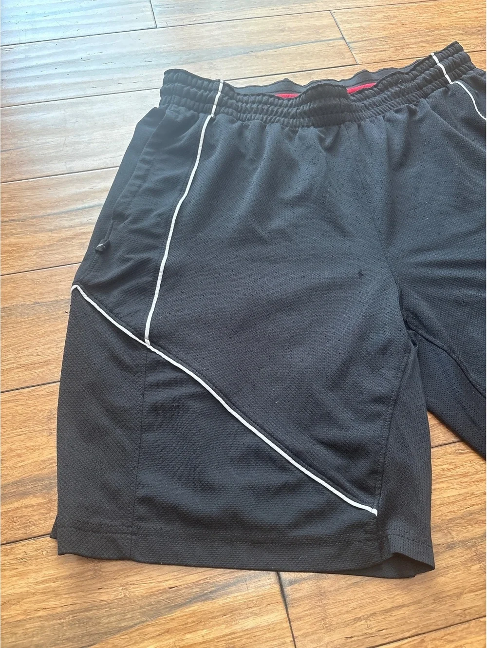 Nike Jordan Black Dri-FIT Mens Black Size Large Basketball Shorts Gym Athletic